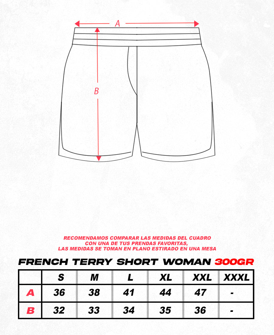 SHORT FRENCH TERRY WOMAN