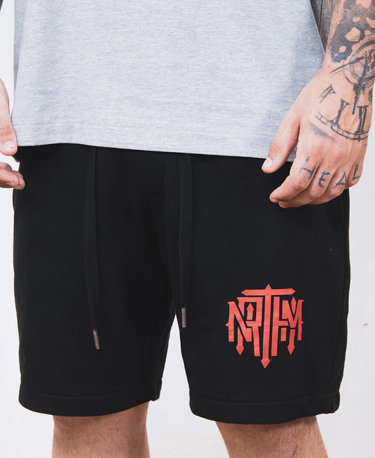 SHORT CONJUNTO FRENCH TERRY NEGRO