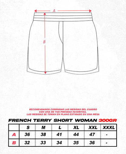SHORT FRENCH TERRY WOMAN