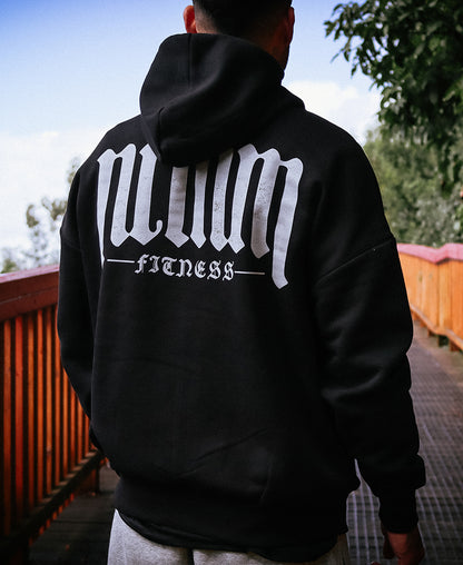 ZIP UP OVERSIZED HOODIE OLD ENGLISH