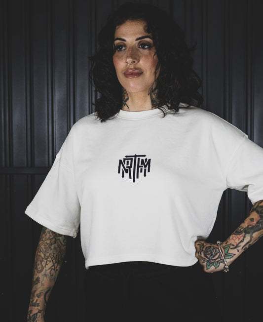 OVERSIZED CROP TOP SUDADERA