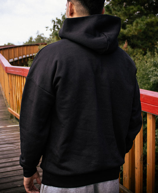 OVERSIZED HOODIE METAL LOGO