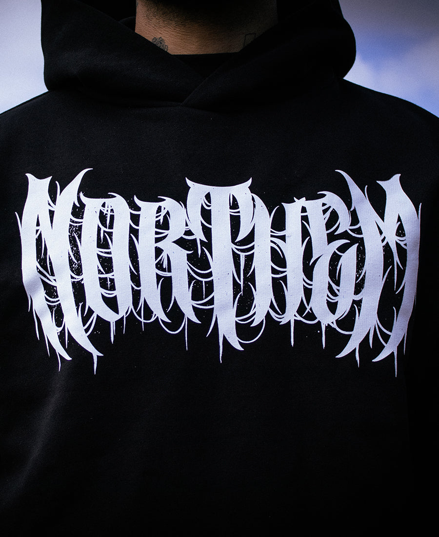 OVERSIZED HOODIE METAL LOGO