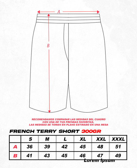 SHORT CONJUNTO FRENCH TERRY OXFORD GRAY