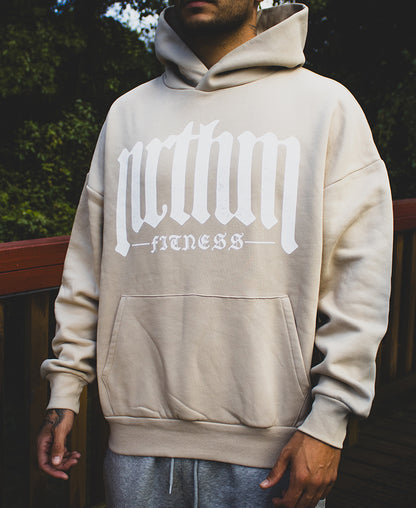 OVERSIZED HOODIE OLD ENGLISH SAND