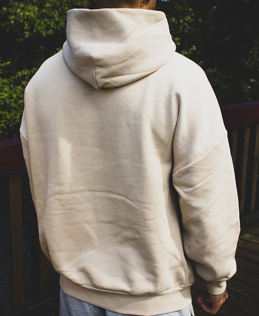 OVERSIZED HOODIE OLD ENGLISH SAND